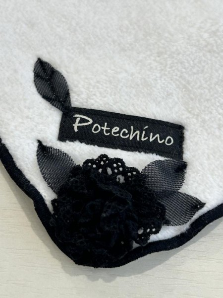 さえら【ポテチーノ】可愛い小花モチーフのミニタオルハンカチ